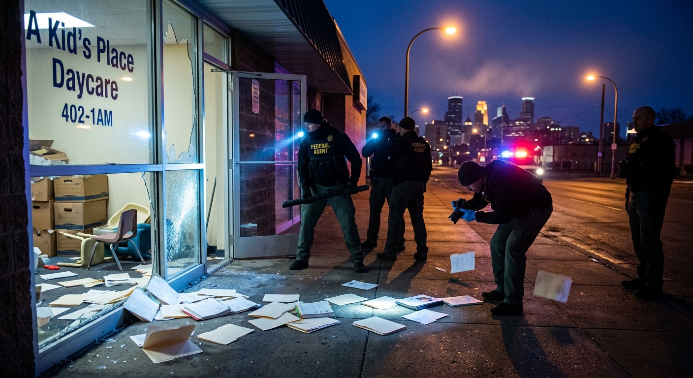 Federal Agents Raid 22 Minneapolis Locations in Massive Medicaid and Childcare Fraud Investigation