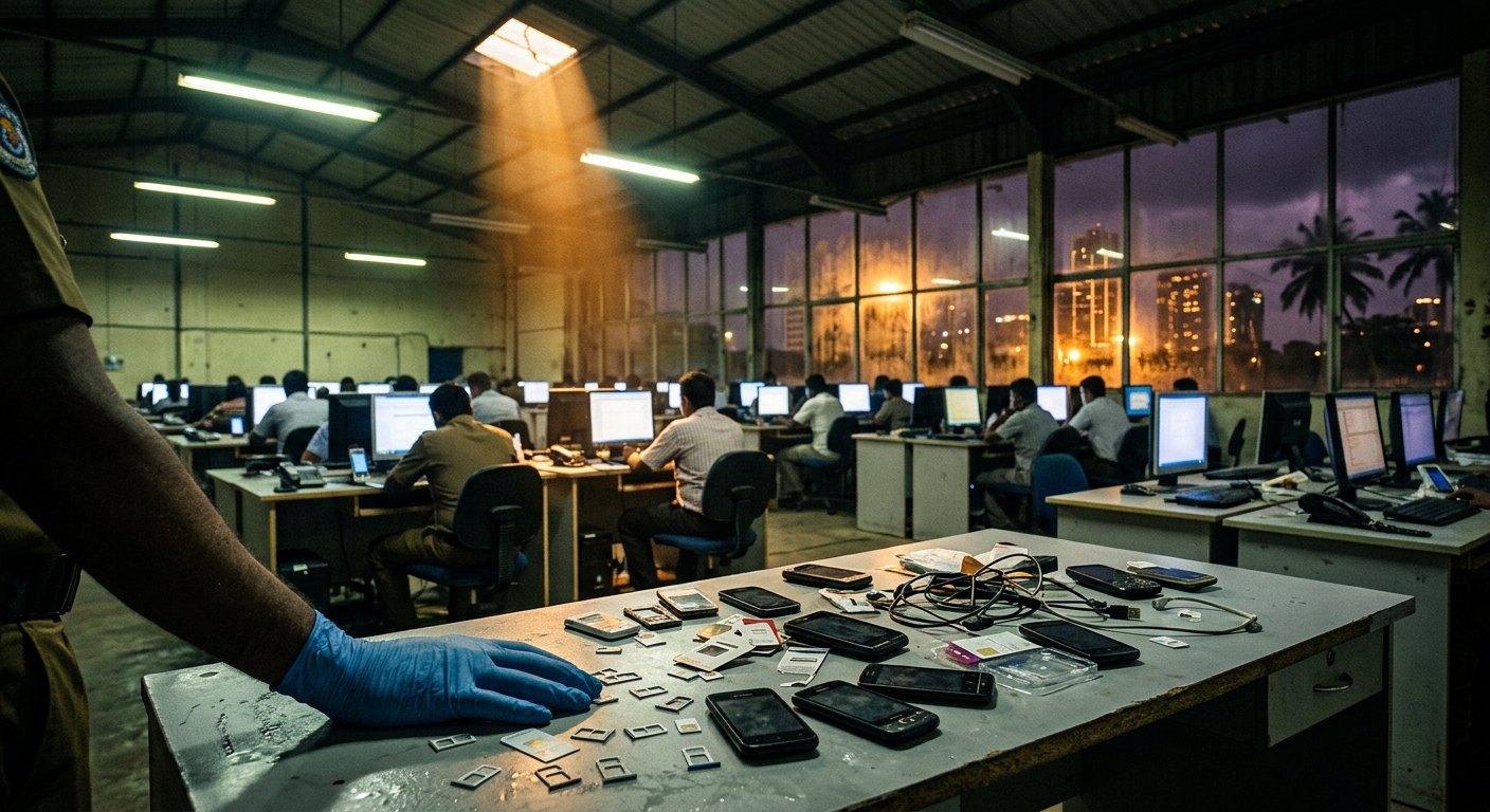 Sri Lanka Arrests 37 Chinese Nationals Running Fraud Call Center in Colombo — The Scam Compound Map Is Expanding